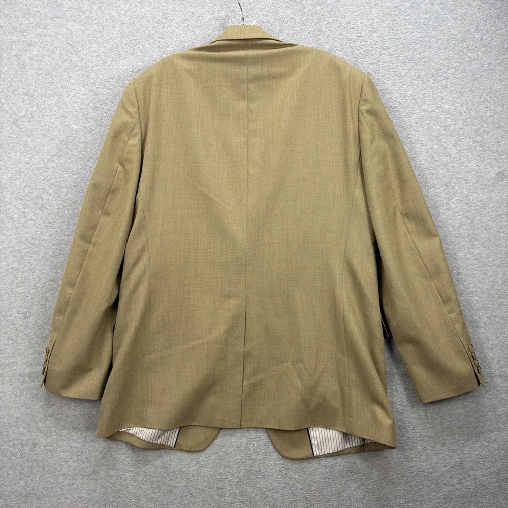 Saddlebred Blazer Mens 44 Long Tan Brown Jacket Sport Suit‎ Coat Office Career